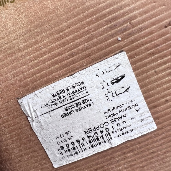 Clarks Sage Copper Burgundy Patent Leather Low Heel Shoes NWT - Picture 12 of 13